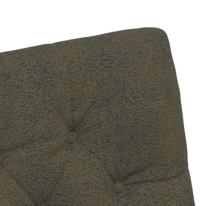 Sedie da pranzo con ruote 2 pcs Verde militare 58 x 67 x 97 cm 42017864