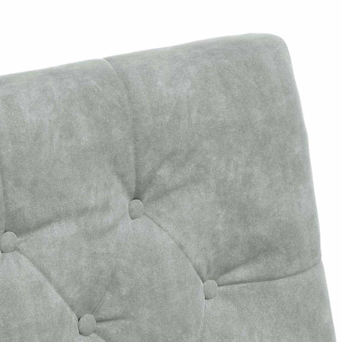 Sedie da pranzo 2 pcs Grigio chiaro 58 x 67 x 97 cm Velluto 42017866