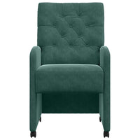 Sedie da pranzo 2 pcs Verde scuro 58 x 67 x 97 cm Velluto 42017868