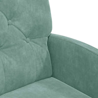 Sedie da pranzo 2 pcs verde mare 58 x 67 x 97 cm Velluto 42017874