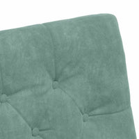 Sedie da pranzo 2 pcs verde mare 58 x 67 x 97 cm Velluto 42017874