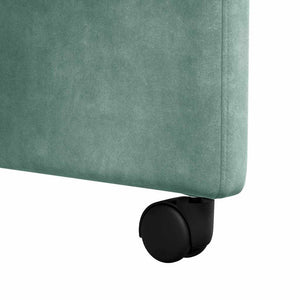 Sedie da pranzo 2 pcs verde mare 58 x 67 x 97 cm Velluto 42017874