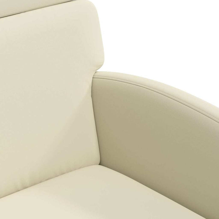 Sedie da pranzo 2 pcs Crema 58 x 65 x 98 cm Pelle sintetica 42017884