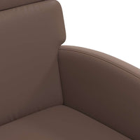 Sedie da pranzo 2 pcs Marrone 58 x 65 x 98 cm Pelle sintetica 42017885