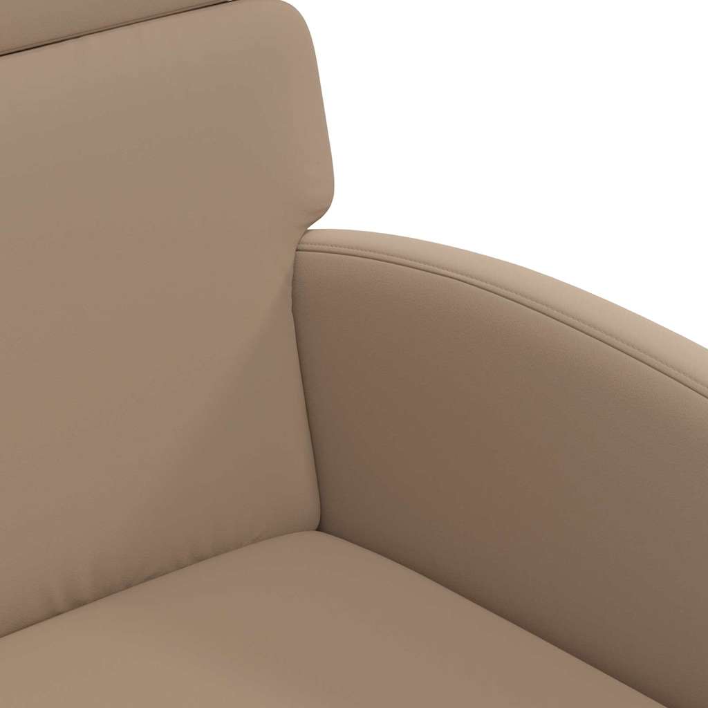 Sedie da pranzo con ruote 2 pcs Cappuccino 58 x 65 x 98 cm 42017889