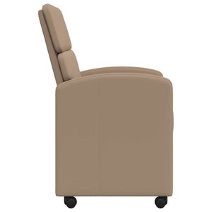 Sedie da pranzo con ruote 2 pcs Cappuccino 58 x 65 x 98 cm 42017889