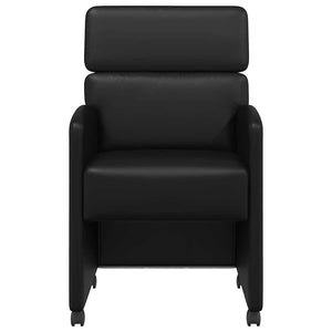 Sedie da pranzo 2 pcs Nero 58 x 65 x 98 cm Pelle sintetica 42017890