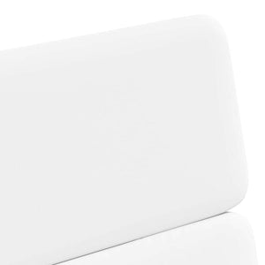 Sedie da pranzo 2 pcs Bianco 58 x 65 x 98 cm Pelle sintetica 42017891