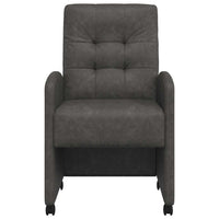 Sedie da pranzo 2 pcs Nero 57 x 67 x 98 cm Pelle sintetica 42017892