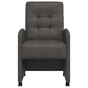 Sedie da pranzo 2 pcs Nero 57 x 67 x 98 cm Pelle sintetica 42017892