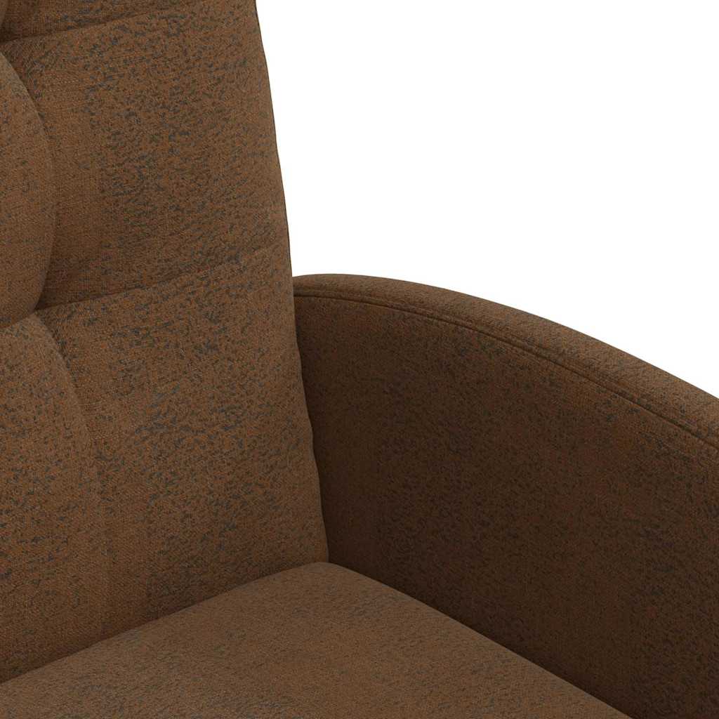 Sedie da pranzo con ruote 2 pcs Marrone 57 x 67 x 98 cm 42017896