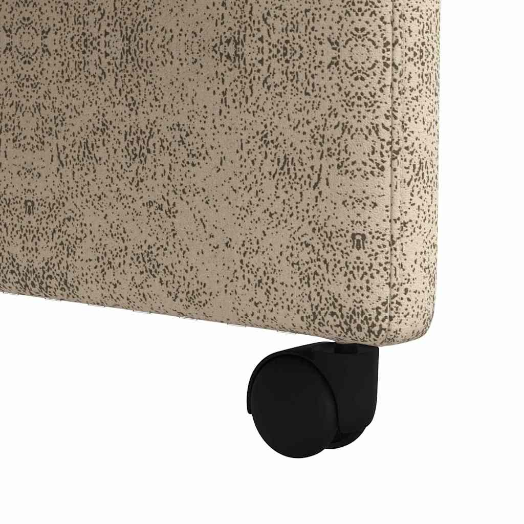 Sedie da pranzo con ruote 2 pcs Grigio chiaro 57 x 67 x 98 cm 42017897