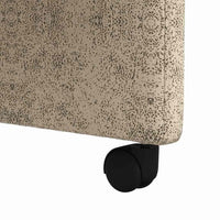 Sedie da pranzo con ruote 2 pcs Grigio chiaro 57 x 67 x 98 cm 42017897