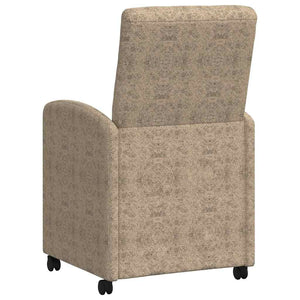 Sedie da pranzo con ruote 2 pcs Grigio chiaro 57 x 67 x 98 cm 42017897