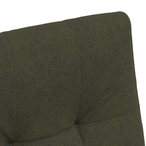 Sedie da pranzo con ruote 2 pcs Verde militare 57 x 67 x 98 cm 42017899