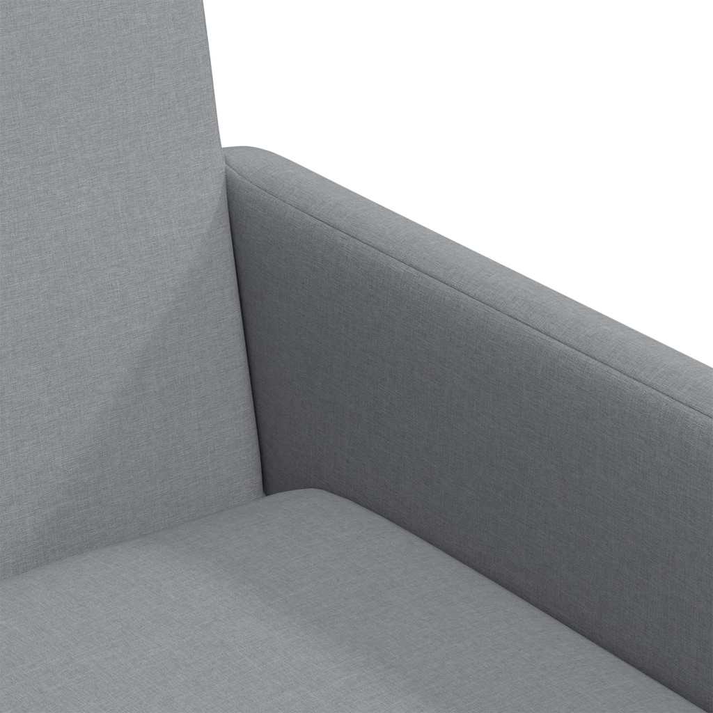 Sedie da pranzo 2 pcs Grigio chiaro 57 x 67 x 95 cm Tessuto 42017903