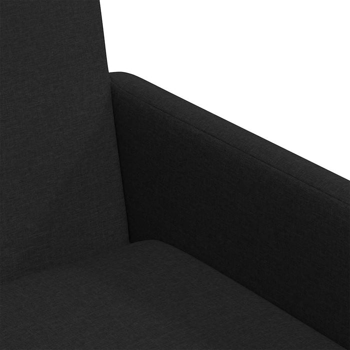 Sedie da pranzo 2 pcs Nero 57 x 67 x 95 cm Tessuto 42017905
