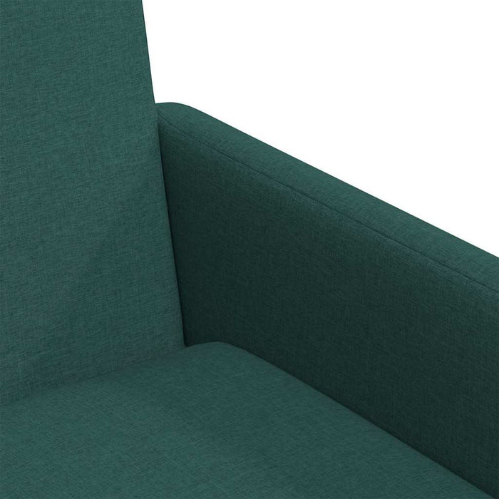 Sedie da pranzo 2 pcs Verde scuro 57 x 67 x 95 cm Tessuto 42017908