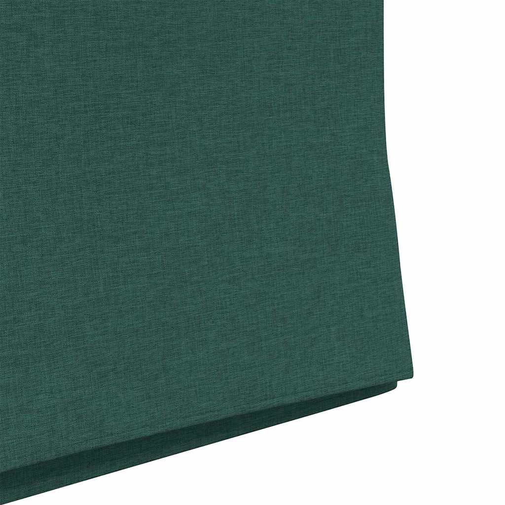 Sedie da pranzo 2 pcs Verde scuro 57 x 67 x 95 cm Tessuto 42017908