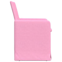 Sedie da pranzo 2 pcs Rosa 57 x 67 x 95 cm Tessuto 42017912