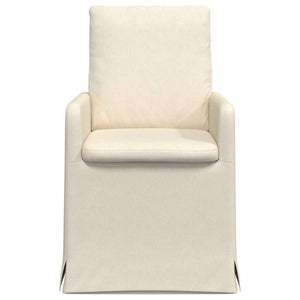 Sedie da pranzo 2 pcs Beige 57 x 67 x 98 cm Tela 42017913