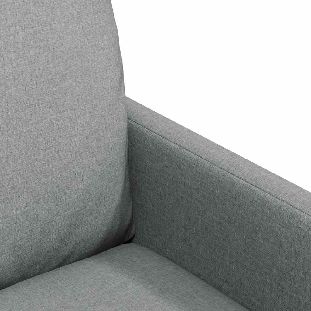 Sedie da pranzo 2 pcs Grigio chiaro 57 x 67 x 98 cm Tessuto 42017916