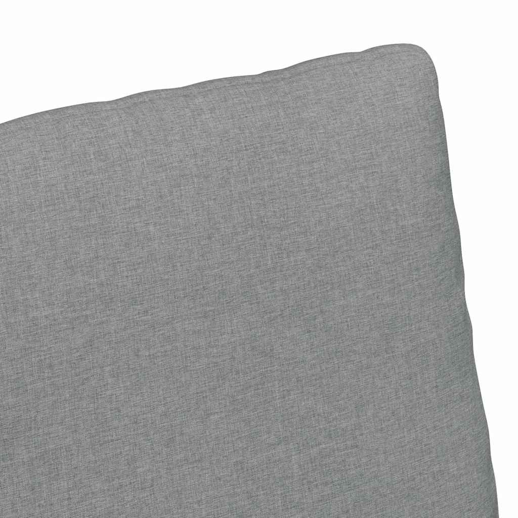 Sedie da pranzo 2 pcs Grigio chiaro 57 x 67 x 98 cm Tessuto 42017916