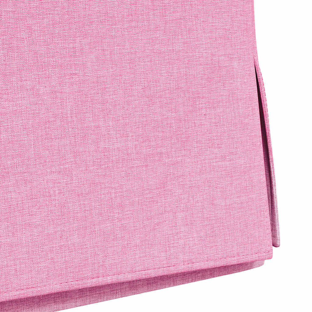 Sedie da pranzo 2 pcs Rosa 57 x 67 x 98 cm Tessuto 42017925