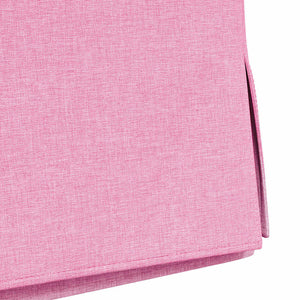 Sedie da pranzo 2 pcs Rosa 57 x 67 x 98 cm Tessuto 42017925