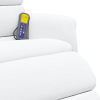 Poltrona Massaggiante Bianco 71 x 98 x 106 cm Pelle sintetica 42018590