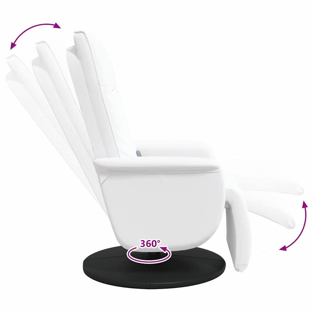Poltrona Massaggiante Bianco 71 x 90 x 105 cm PVC 42018592