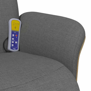 Poltrona Massaggiante Grigio scuro 79 x 87 x 104.5 cm Tessuto 42018593