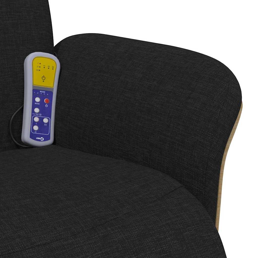 Poltrona Massaggiante Nero 79 x 87 x 104.5 cm Tessuto 42018594