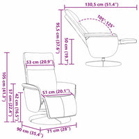 Poltrona Massaggiante Nero 71 x 90 x 105 cm Pelle Sintetica 42018595