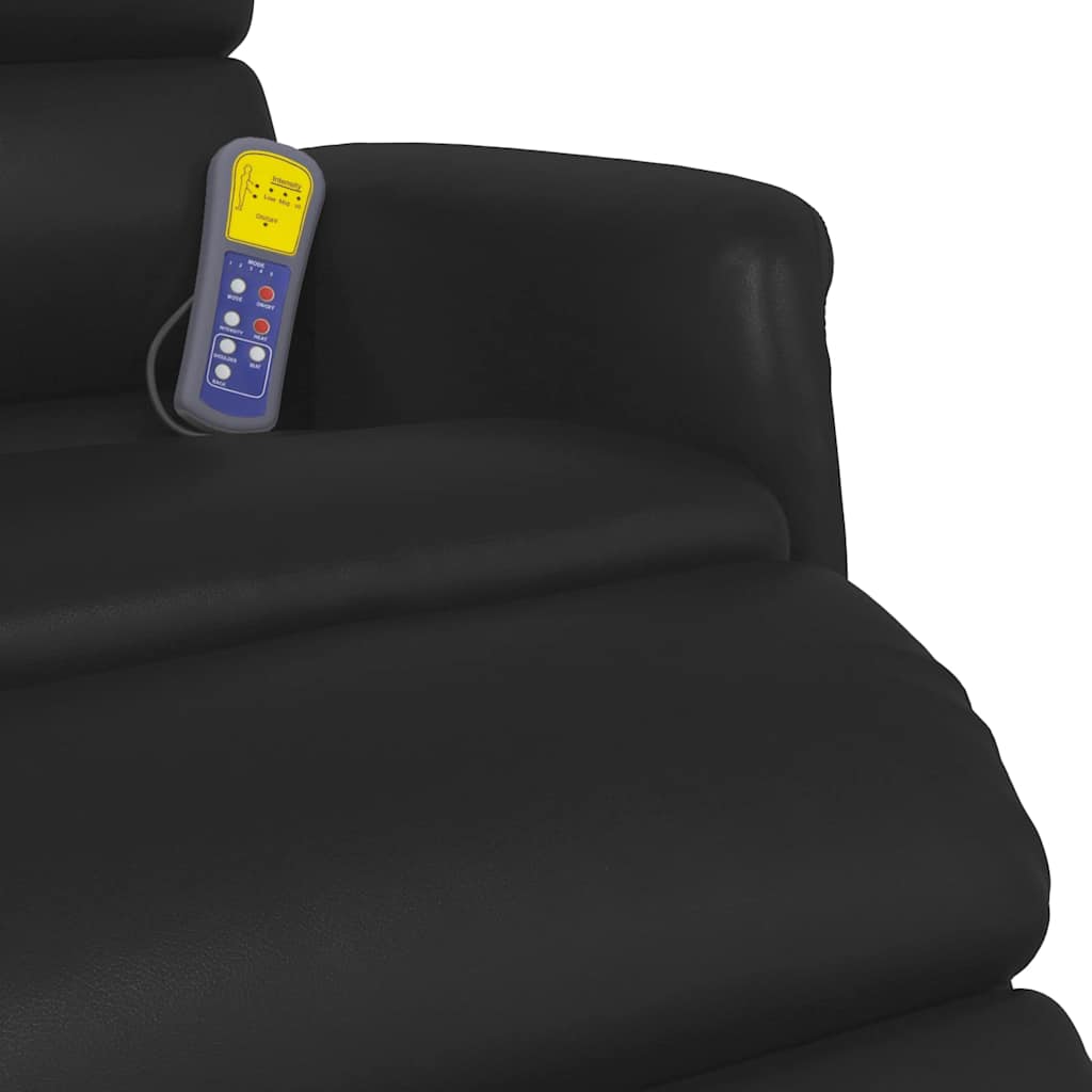 Poltrona Massaggiante Nero 71 x 98 x 106 cm Pelle Sintetica 42018601