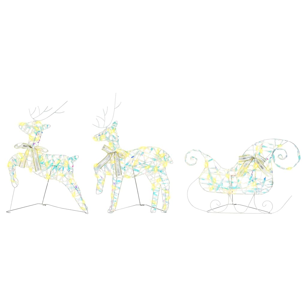 Renne LED con 40 LED 7 pcs Multicolore PET 3399391