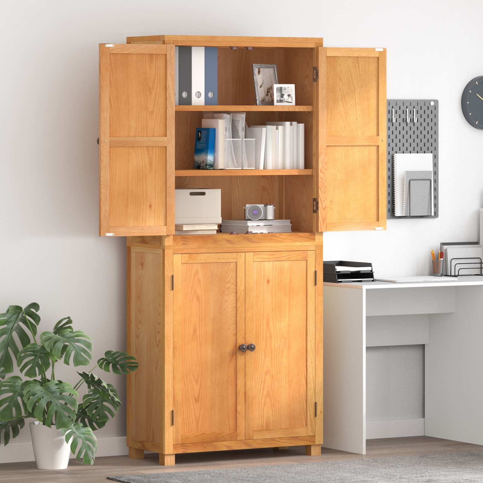 Set di Mobili per Magazzino con porta Marrone Legno multistrato 3328621