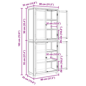 Set di Mobili per Magazzino con porta Marrone Legno multistrato 3328625