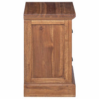 Comodino Naturale 40 x 30 x 50 cm Legno di teak solido 42017950