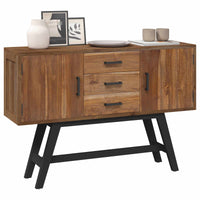 Supporto TV Marrone 110 x 30 x 75 cm Legno di teak solido 42017954