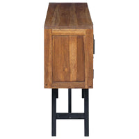 Supporto TV Marrone 110 x 30 x 75 cm Legno di teak solido 42017954