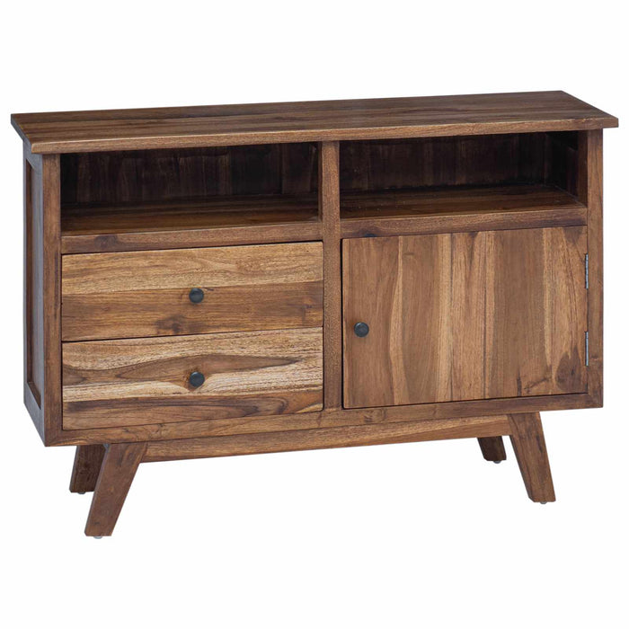 Credenza Marrone 100 x 30 x 68 cm Legno di teak solido 42017956
