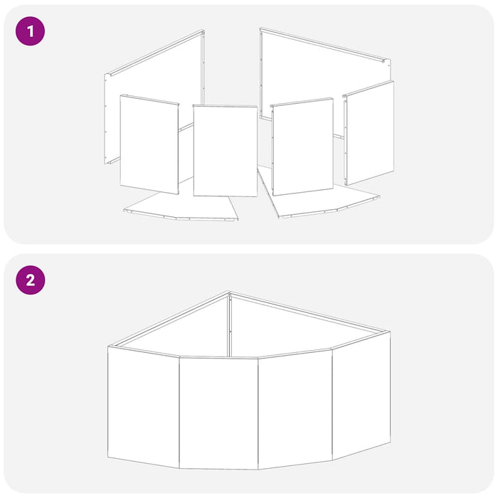 Vaso d'angolo Bianco 60 x 60 x 35 cm Acciaio 883641