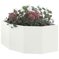 Vaso d'angolo Bianco 60 x 60 x 35 cm Acciaio 883641