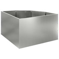 Vaso d'angolo Argento 60 x 60 x 35 cm Acciaio zincato 883645