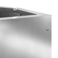 Vaso d'angolo Argento 30 x 30 x 35 cm Acciaio zincato 883659