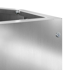 Vaso d'angolo Argento 30 x 30 x 35 cm Acciaio zincato 883659