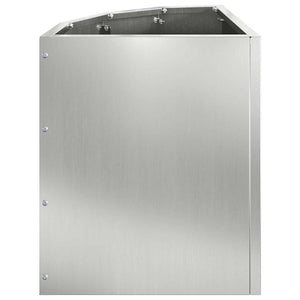 Vaso d'angolo Argento 30 x 30 x 35 cm Acciaio zincato 883659