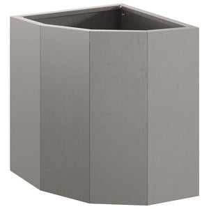 Vaso d'angolo Ruggine 30 x 30 x 35 cm acciaio corten 883660