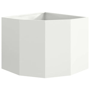 Vaso d'angolo Bianco 60 x 60 x 50 cm Acciaio 883662